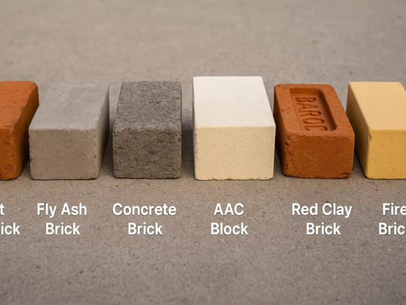 Types of Bricks Used in Indian Construction: A Complete Guide for Home Buyers